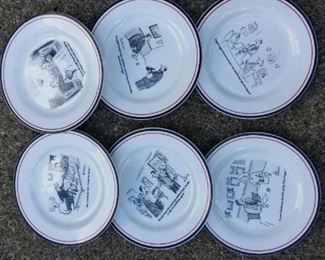 tbs 6 Restoration Hardware The New Yorker comic plates