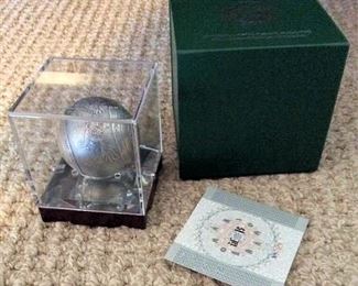 KFC001 Commemorative Silver Dragon & Phoenix Ball