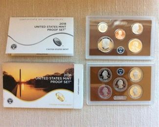 KFC007 US Mint 2018 Proof Set with COA