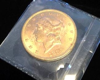 KFC016 Rare 1894 $20 Gold Coin