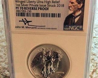 KFC043 Gold 2018  Saint Gaudens Commemorative PF 70 Reverse Proof