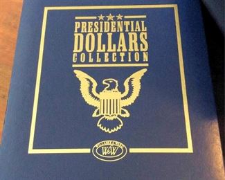 KFC053 One Dollar Presidential Coins in Album