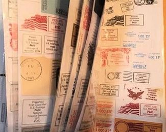 KFC062 Stamps with Assorted Zipcode Postmarks