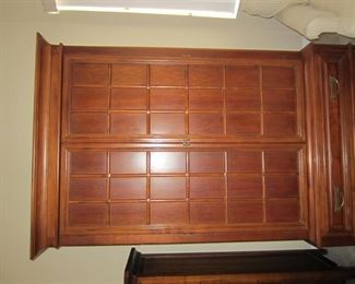 wood armoire