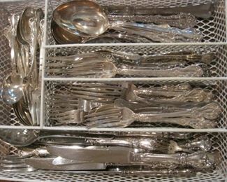 Towle "Old Master" Sterling Silver Flatware Set.