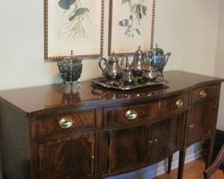 James River Plantation Satinwood Inlaid Sideboard by Hickory Chair.