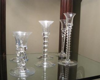 Orrefors Candlesticks.