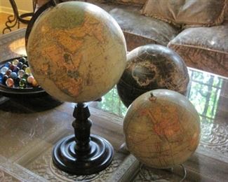 Globes.