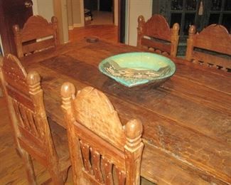 Table and 6 Chairs.