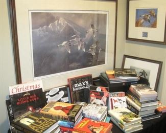 Books and Wildlife Art.