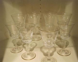 St. Louis Crystal Glasses.