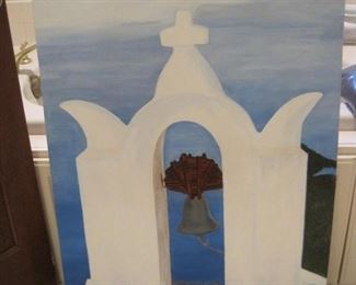 Large paintings.