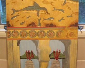 Large paintings.