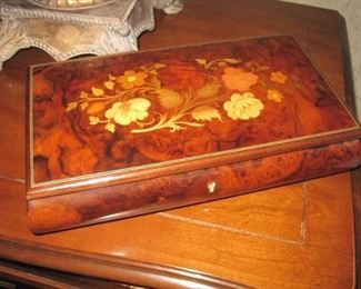 Reuge Inlaid Music Box.