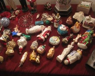Radko and other ornaments.