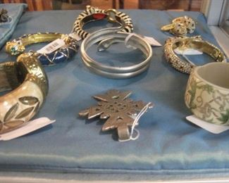 Some costume jewelry.