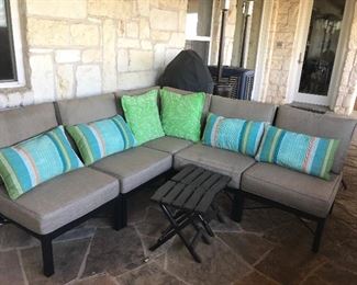 Five Piece Patio Sectional