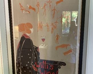 Vintage poster from Paris! Beautifully framed