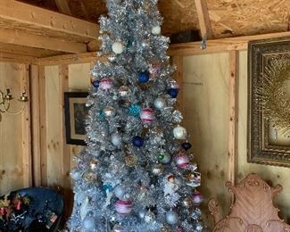 Silver Christmas tree!