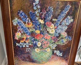 Sallie Steketee original oil! RARE
She’s widely considered an American treasure for her work! 