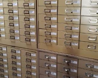 (6) 4 foot Black & Tan Tool Drawers