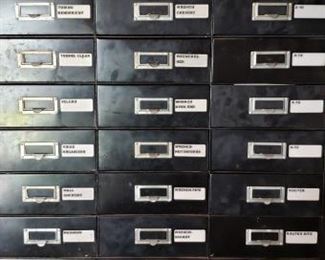 (6) 4 foot Black & Tan Tool Drawers