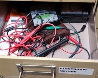 (6) 4 foot Black & Tan Tool Drawers