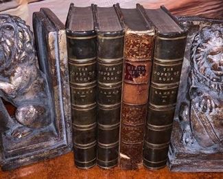 19TH CENTURY 3 HISTORY OF POPE BOOKS  $70