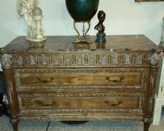 $400 MARBLETOP CONSOLE