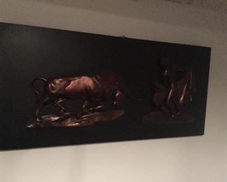 bull & matador MCM wall art