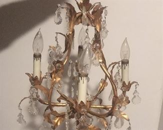 crystal pendant lamp