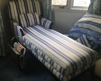 upholstered chaise