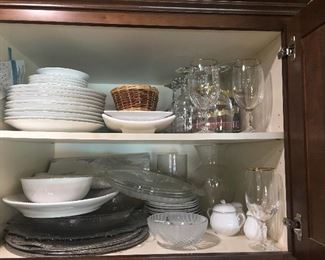 Fine china and crystal sets