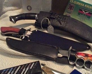 Lrg selection of knives