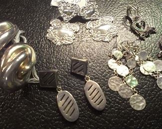 Sterling earrings, many choices