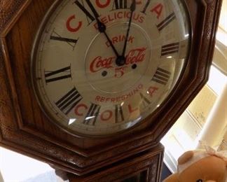 Coca-Cola reproduction clock