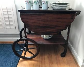 Antique tea cart