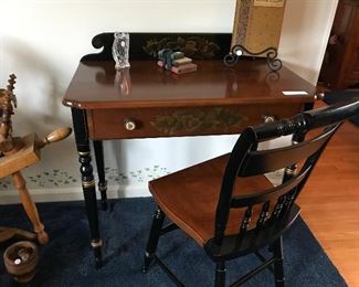 Hitchcock Maple desk and chair