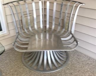 Russel Woodard Aluminum Tulip Chair