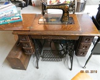 antique sewing machine