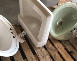 Sinks available in many different contemporary and vintage colors as well as porcelain, cast iron, ceramic, and pressed metal(not cast iron).
