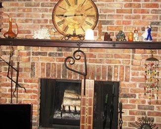 Deppman fireplace clock