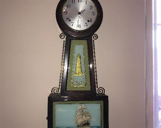                                     Antique Banjo Clock