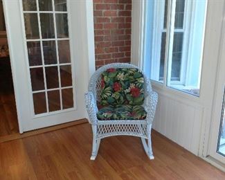 Resin rocking chair-$100 