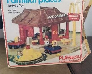 McDonalds Playset vintage toy