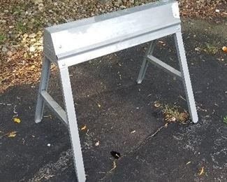 Folding sawhorses, 4 available