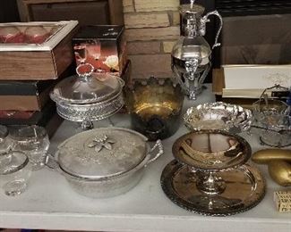 Vintage Libby glasses and other serveware
