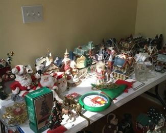 Huge Christmas collection including Christmas houses.