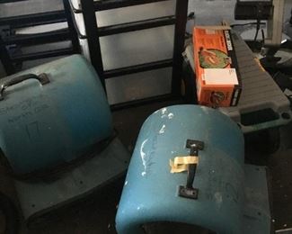 Assorted tools including these air dryers