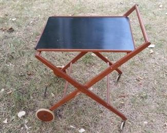 Vintage Teak drink cart